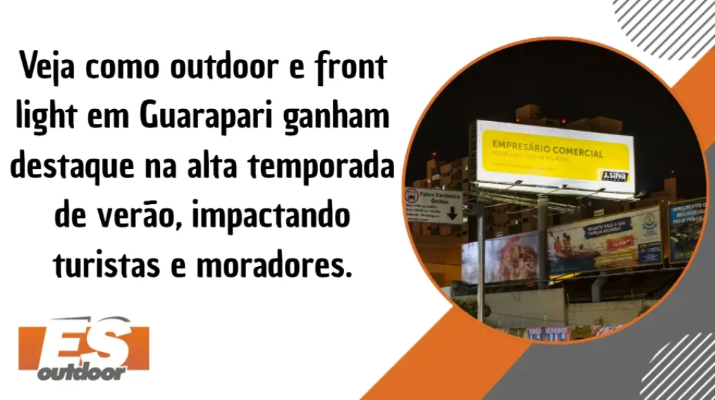 Guarapari &ndash; Outdoor e front light em Guarapari na alta temporada de ver&atilde;o