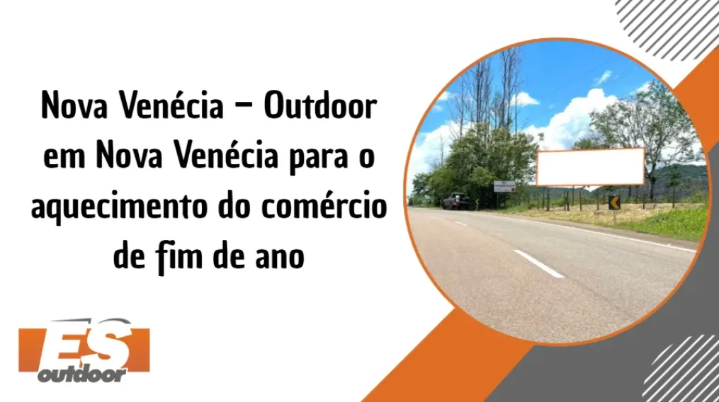 Nova Ven&eacute;cia &ndash; Outdoor em Nova Ven&eacute;cia para o aquecimento do com&eacute;rcio de fim de ano