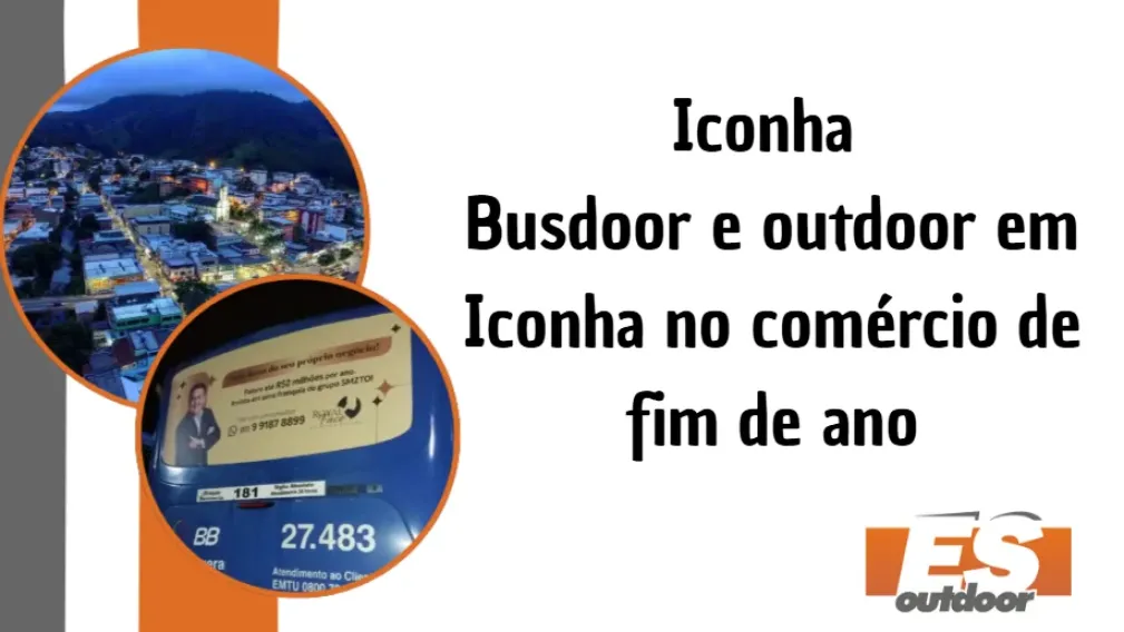 Iconha &ndash; Busdoor e outdoor em Iconha no com&eacute;rcio de fim de ano
