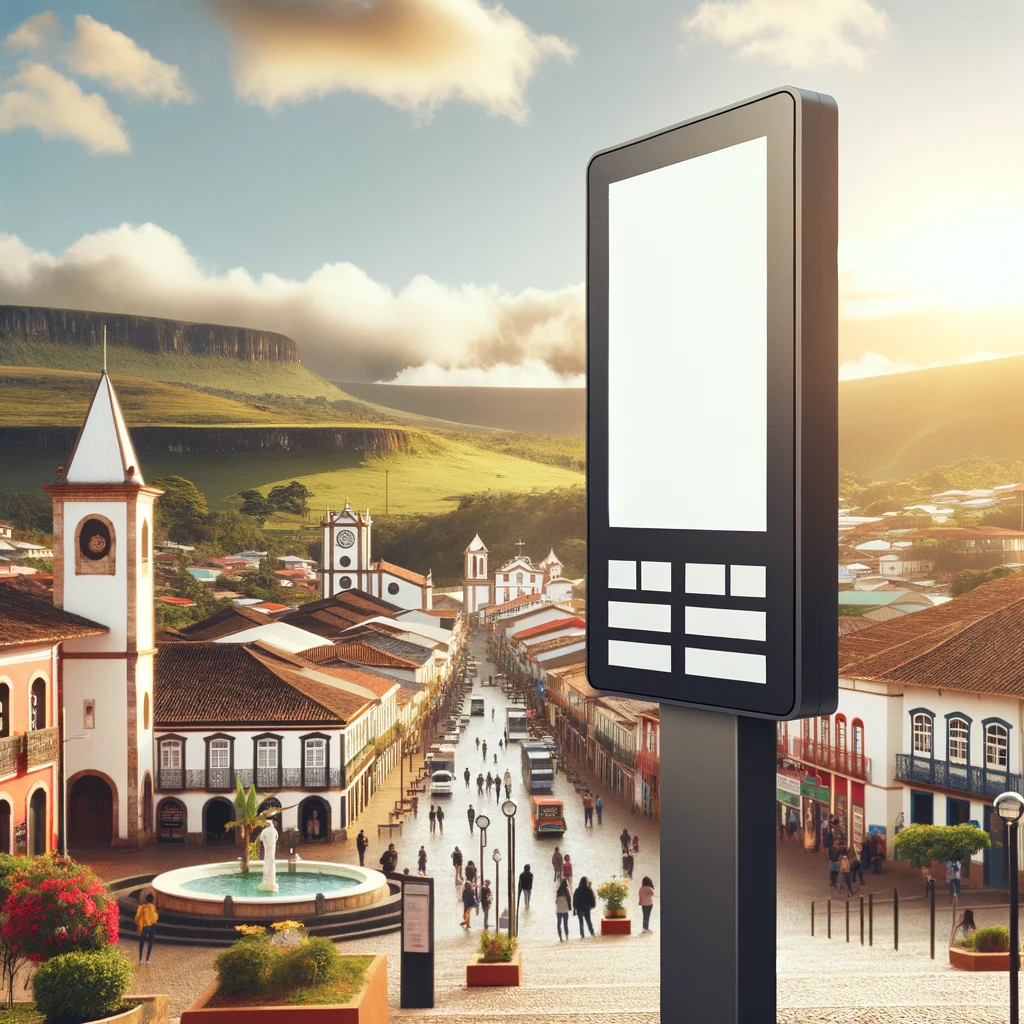 Totens Digitais Informando sobre Hist&oacute;ria Local em Marechal Floriano