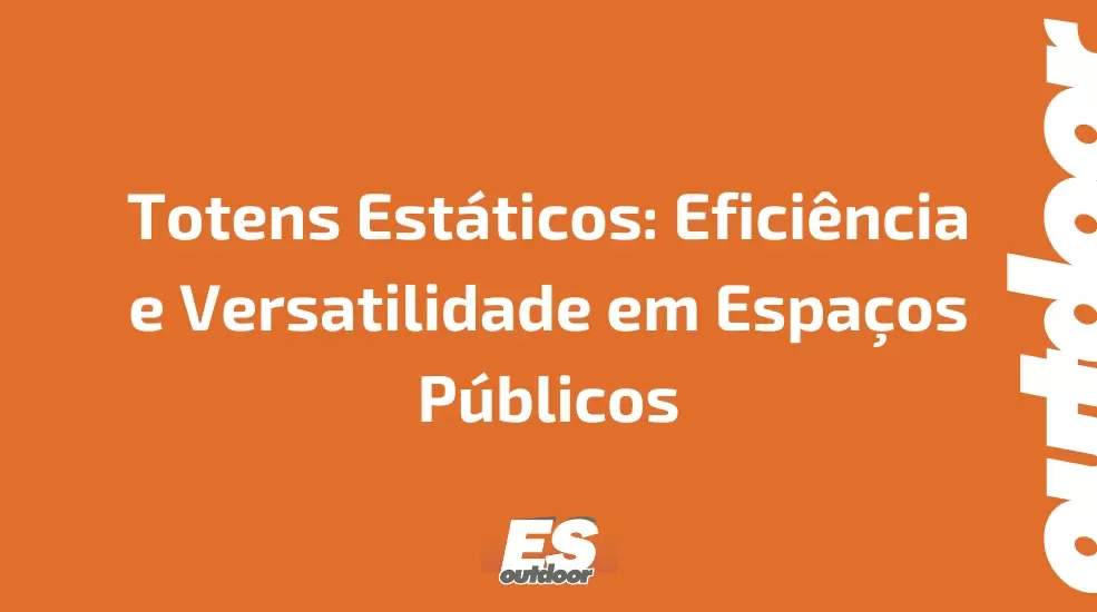 Totens Est&aacute;ticos: Efici&ecirc;ncia e Versatilidade em Espa&ccedil;os P&uacute;blicos
